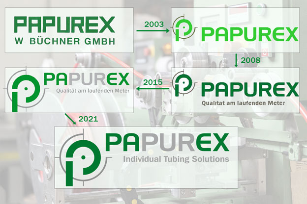 Overview of the PAPUREX logo and slogan development
