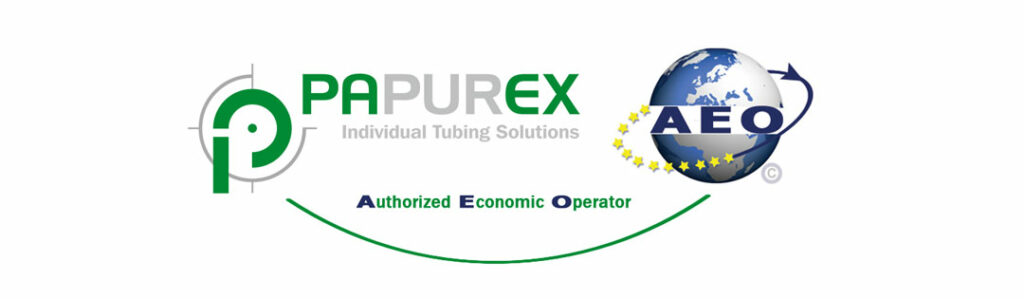 AEO Logo und PAPUREX Logo