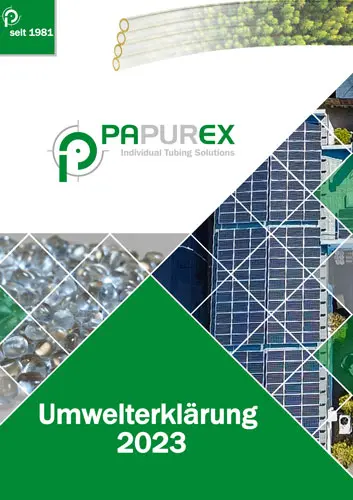 Cover der PAPUREX Umwelterklärung