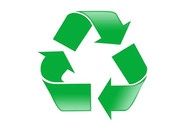 Grüne Recycling Pfeile