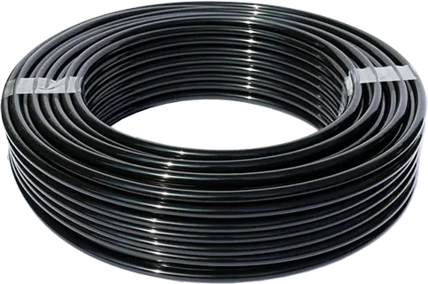 Ein schwarzer Schlauchring für die Verwendung in der Surfboard Leash