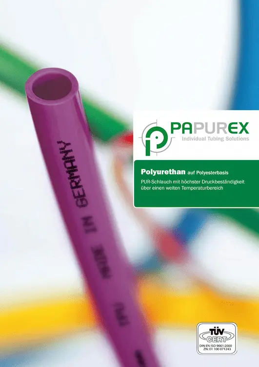 Flyer Cover des PUR auf Polyesterbasis 