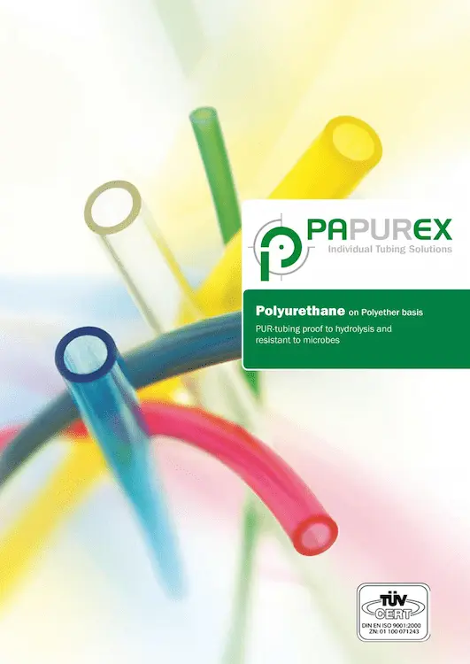 Flyer Cover of the PUR on Polyether base standard tubing