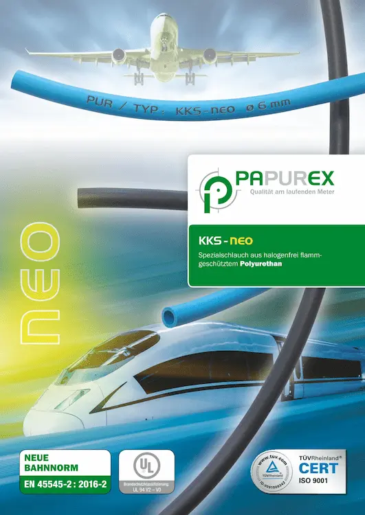 Flyer Cover des KKS-neo für den Bahnverkehr